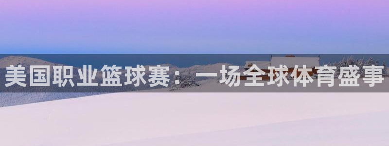  易倍emc全站：美国职业篮球赛：一场全球体育盛事